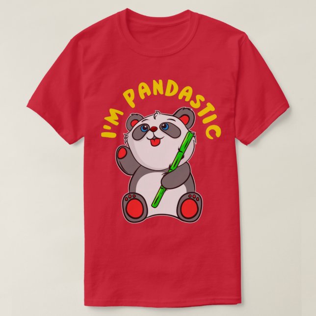 Im Pandastic Panda Bear Fantastic Cute T-Shirt (Design Front)