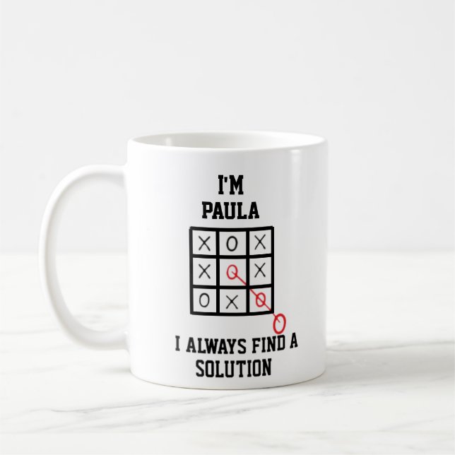 Im Paula I Always Find A Solution Mug (Left)