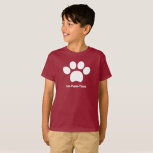 Im-Paw-Tant Kid's Basic  T-Shirt