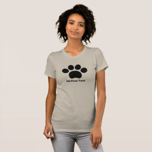 Im-Paw-Tant Women's Slim Fit T-Shirt