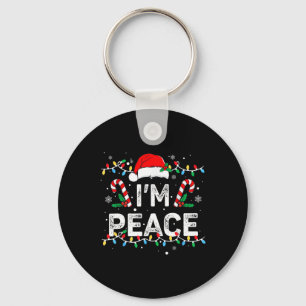 I'm Peace I Come In Peace Funny Matching Couple Ch Key Ring