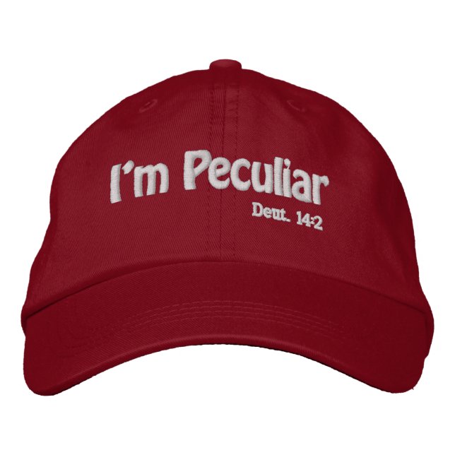 I'm Peculiar  Customise It  Embroidered Hat (Front)