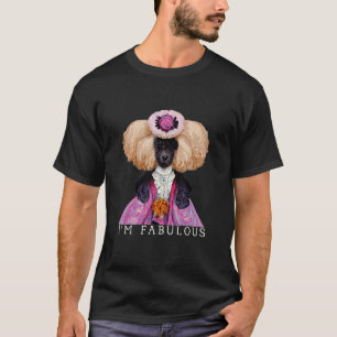 I'm Perfect - Marie Antoinette Poodle Portrait T-Shirt