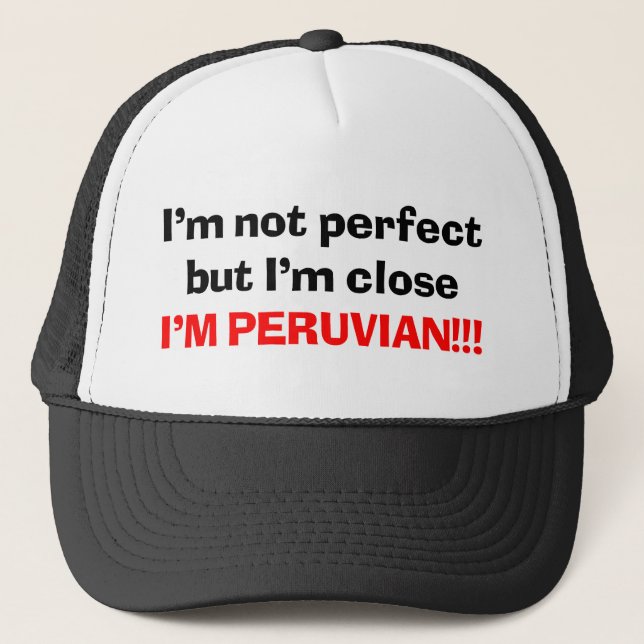 I'M PERUVIAN TRUCKER HAT (Front)