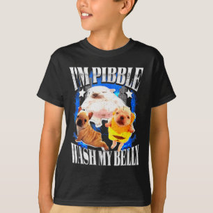 Im Pibble Wash My Belly Frenchie Bulldog T-Shirt