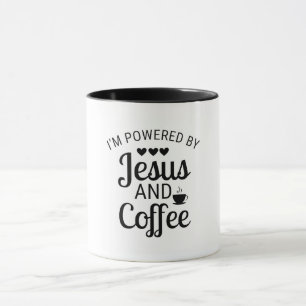 I'm Powered By Jesus and Coffee Combo Mug