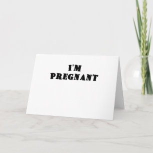 Im Pregnant Announcement