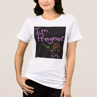 I'm Pregnant, Ladies satirical disclosure ;) Tri-Blend Shirt