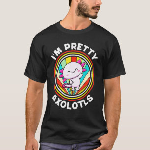 Im Pretty Axolotls Salamander Relaxolotl Walking F T-Shirt