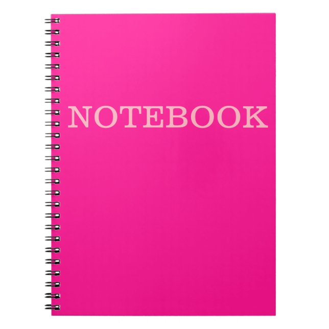 "I'm Pretty Pink" Notebook (Front)