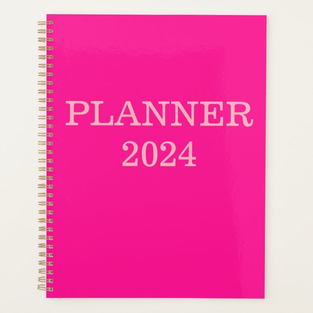 "I'm Pretty Pink" Planner 2024 (Front)