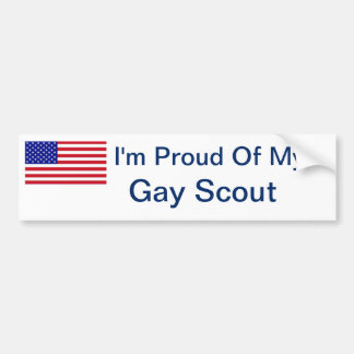 I'm Proud of My Gay Scout Bumper Sticker