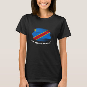 I'm Proud of My Roots - Vintage Congo Flag Patriot T-Shirt