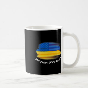 I'm Proud Of My Roots - Vintage Ukrainian American Coffee Mug