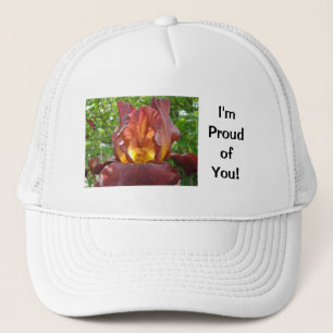 I'm Proud of You! hats Glowing Iris Flowers Teach