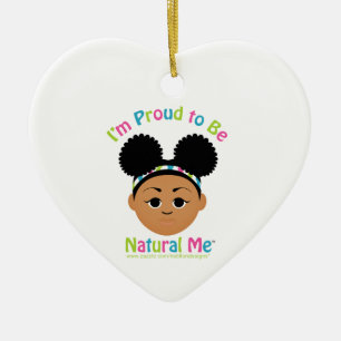 I'm Proud to Be Natural Me! Gifts Ceramic Tree Decoration