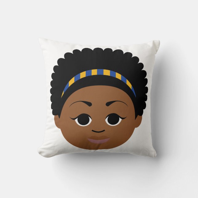 I'm Proud to Be Natural Me! GoGreek Pillows (Front)