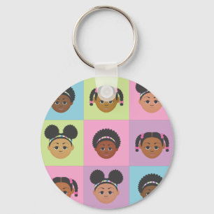 I'm Proud to Be Natural Me! Key Ring