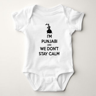I'm Punjabi and We Don't Keep Calm Baby Bodysuit