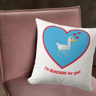 I'm Quackers for you Cushion