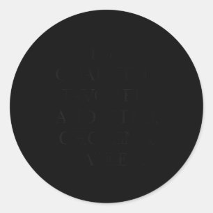 I'm Qualified Favored Anointed Chosen Called Chris Classic Round Sticker