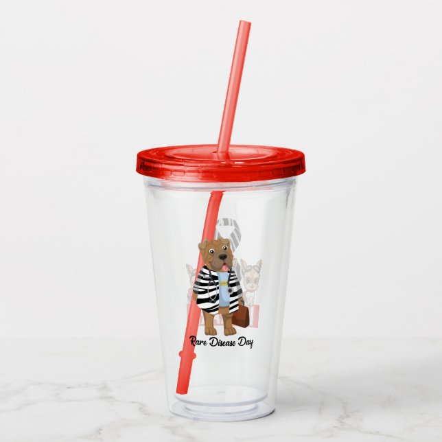 "I'm Rare!" Rare Disease Day Tumbler (Back)