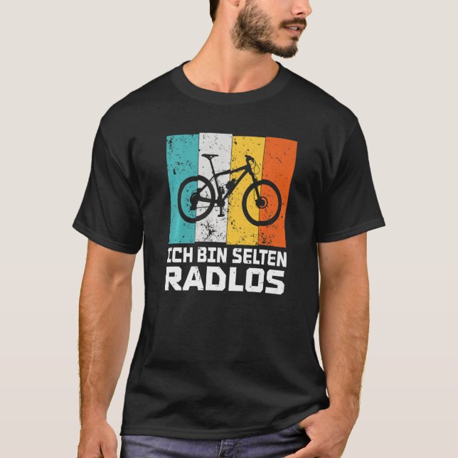 I'm rarely bikeless funny cyclist bike wheel Premi T-Shirt (Front)