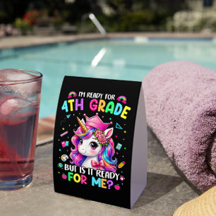 Im Ready for 4th Grade Unicorn First Day of School