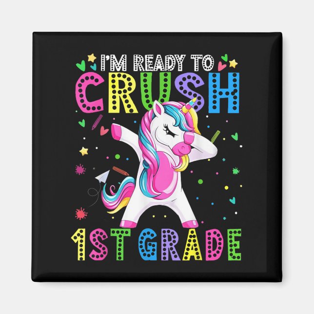 Im Ready For First Grade Back To School 1st Grade  Magnet (Front)