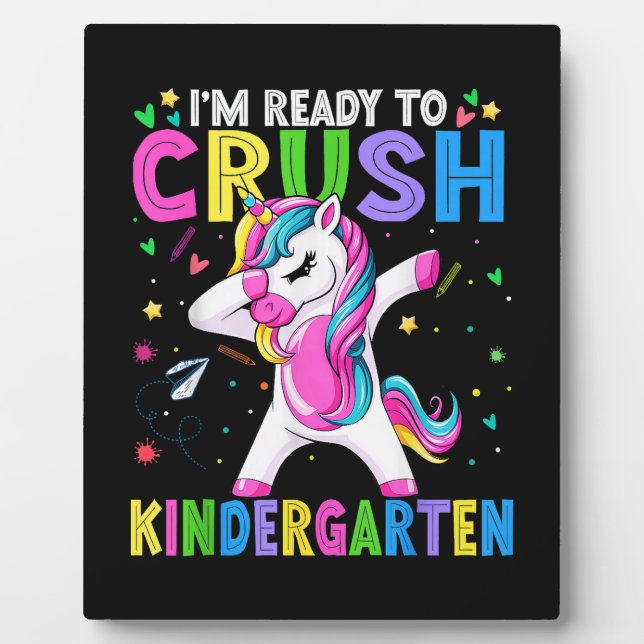 I'm Ready For Kindergarten Back To School Plaque (Front)