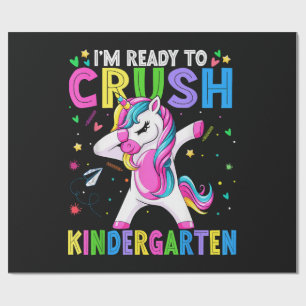 I'm Ready For Kindergarten Back To School Wrapping Paper