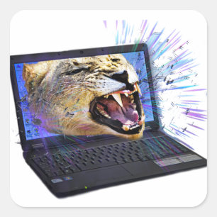 I'm ready for Technology Square Sticker