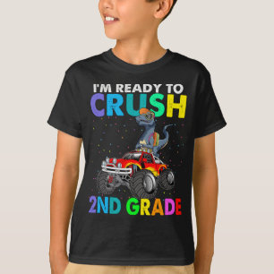 I'm Ready To Crush 2nd Grade Boys Back To School T-Shirt