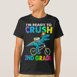 I'm Ready To Crush 2nd Grade Boys Back To School T-Shirt