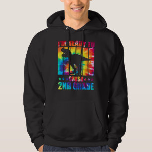 I'm Ready To Crush 2nd Grade Dinosaur Rex Tie Dye  Hoodie