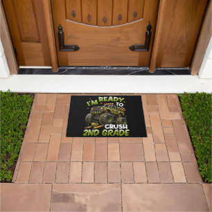 I'm Ready to Crush 2nd Grade Monster Truck Doormat