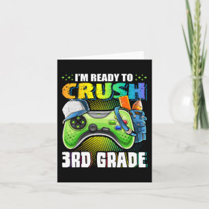 I'm Ready to Crush 3rd Grade Back to School Video  Card