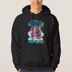 I'm Ready to Crush 3rd Grade Kids Cute Dabbing Un Hoodie