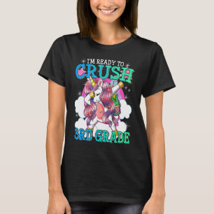 I'm Ready to Crush 3rd Grade Kids  Cute Dabbing Un T-Shirt