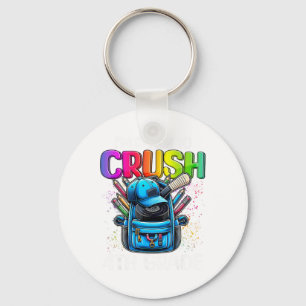 I'm Ready To Crush 4th Grade Hockey Ck To School B Key Ring