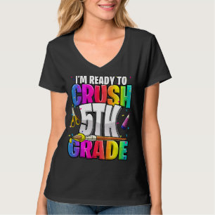 I'm Ready To Crush 5th Grade Back To School Kit Gi T-Shirt