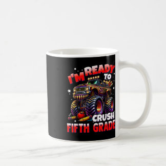 Im Ready To Crush 5th Grade Monster Truck Boys Kid Coffee Mug