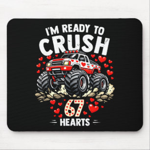 I'm Ready To Crush 67 Hearts Truck Valentines Day  Mouse Mat