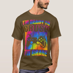 I'm Ready to Crush 7th Grade Back To School Video T-Shirt