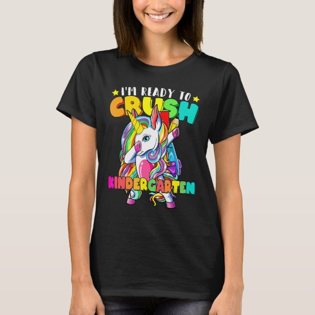 I'm Ready To Crush Kindergarten Back To School  Gi T-Shirt (Front)