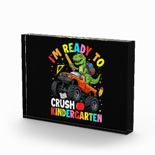 I'm Ready to Crush Kindergarten First Day Photo Block