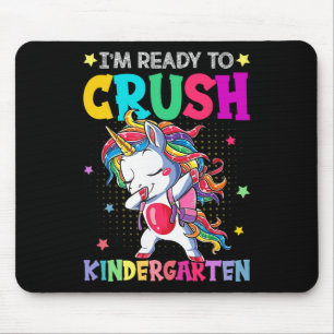 I'm Ready To Crush Kindergarten Happy First Day Of Mouse Mat