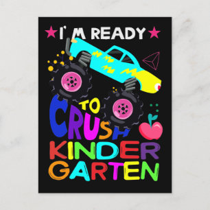 I'm ready to Crush Kindergarten Postcard