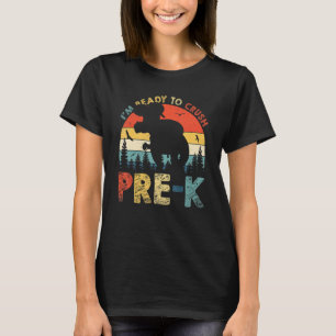 I'm Ready To Crush Pre K Rex Dinosaur Back to Scho T-Shirt