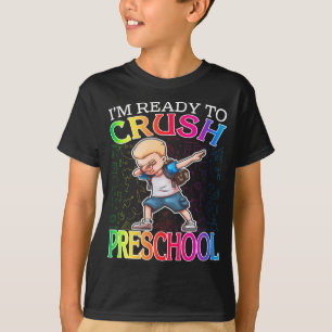 I'm Ready To Crush Preschool Dabbing Afro Boys T-Shirt